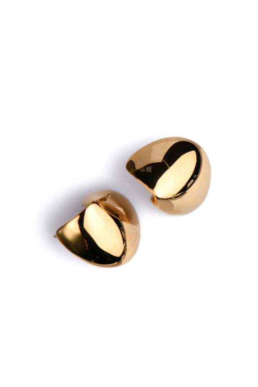 LOVEAGE - GOLD EARRINGS WITH 18K GOLD PLATING WATERPROOF