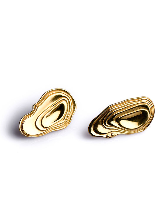 ACACIA - GOLD EARRINGS WITH 18K GOLD PLATING WATERPROOF