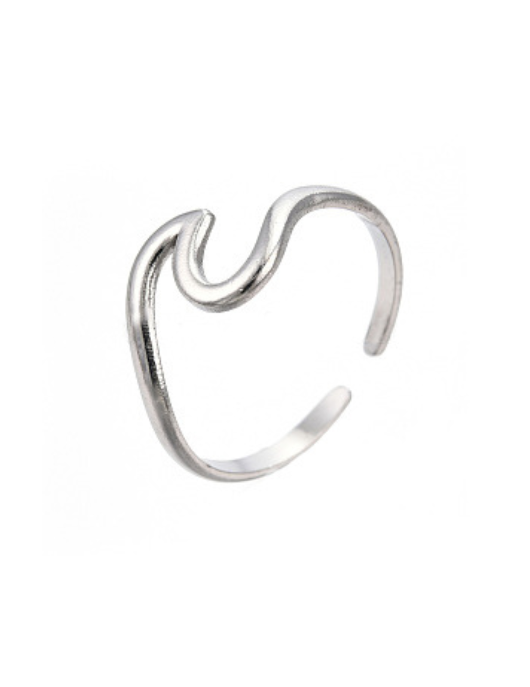 ASTER - SILVER RING IN STAINLESS STEEL